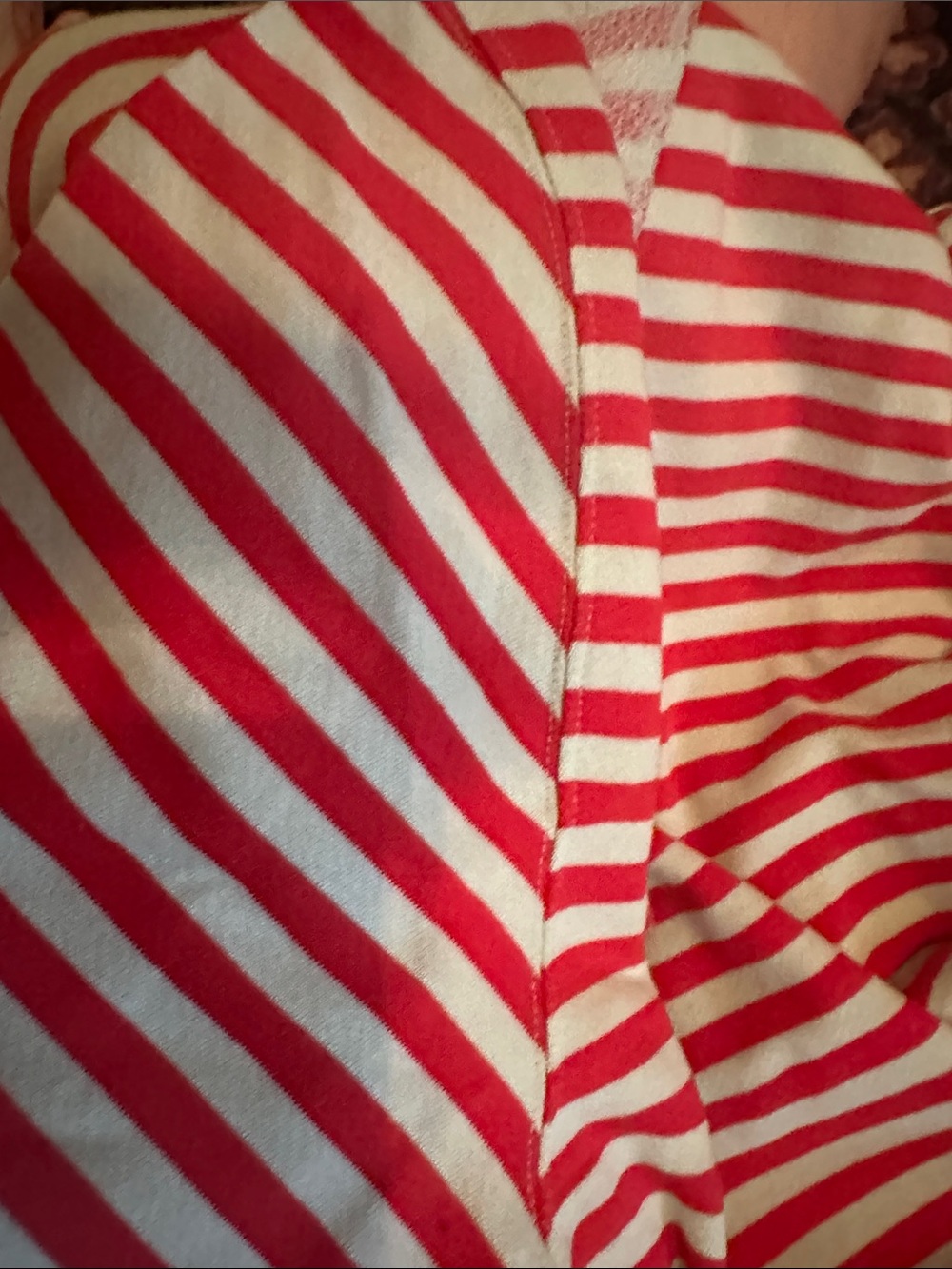 We The Free Striped Knit Top in Red, Light Green & Cream - Picture 7 of 10